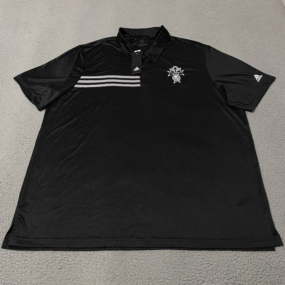 Knights of Columbus 4th Degree Polo Shirt Adidas Golf Mens 3XL Black Performance